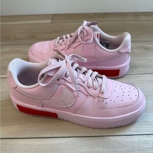 Nike Fontanka Women’s 11.5 Air Force 1 Valentines/Pink/Red